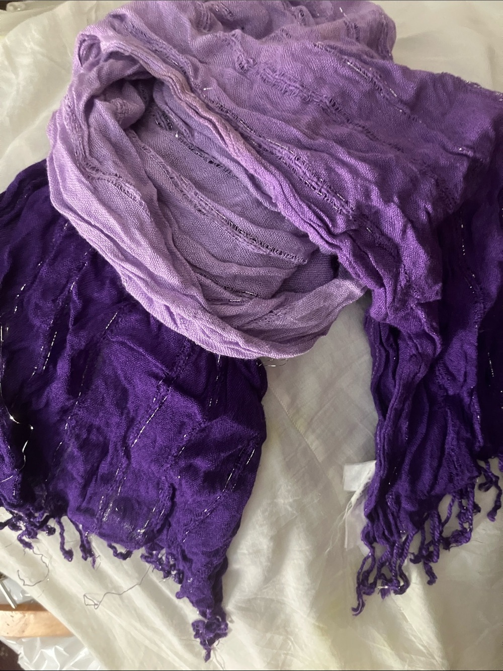 Children’s Place scarf with fringes
